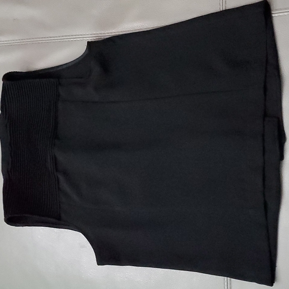 Herve Benard Black Moto Vest Size Medium 6/8 - Picture 5 of 6